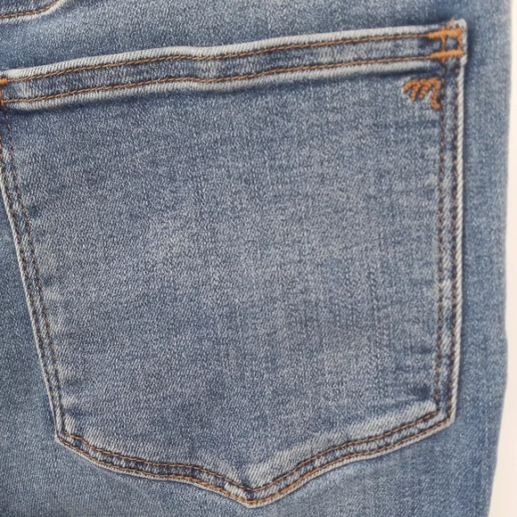 Madewell Roadtripper Skinny Jeans High Rise Stretchy Medium Wash Whisker Size 27 - Picture 11 of 15